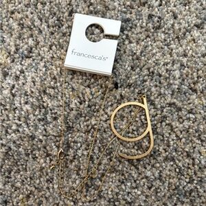 Never worn “G” necklace and earrings